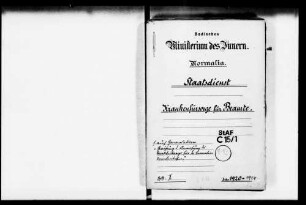 Krankenfürsorge für Beamte