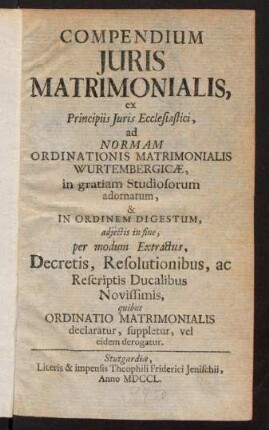 1-104, Compendium Juris Matrimonialis