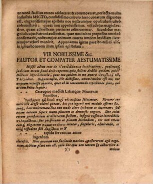 Ad Sacra Anniversaria Piis Manibus Viri Nobilissimi, Excellentissimi, Consultissimiqve Domini Heinrici Samuelis Eckholdi, J.U. Doctoris ... Illustrissimos Comites Ac Dominos, Junioris Lineae Ruthenos, ... Nec Non Maxime Venerandum Dnn. Ephororum Collegium, ... Prima Hac Exercitatione Selectae Autodidaktōn Bibliothecae Ordinis Secundi, Qvi Politicos Et ICtos Autodidaktus Repraesentat, ... Invitat M. Georg. Lvdov. Goldner, Illustris Ruthenei Rector