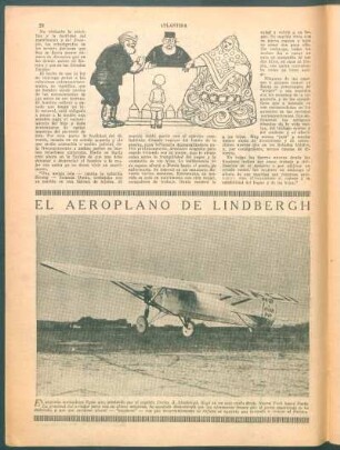 El aeroplano de Lindbergh