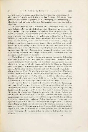 Über die Ätiologie, das Erlöschen und die hygienische Bekämpfung des Aussatzes