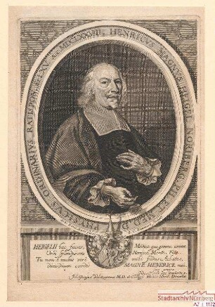 Heinrich Magnus Heigel (Heugel), Dr. med. aus Nürnberg, Ordinarius in Regensburg