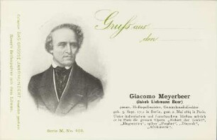 Giacomo Meyerbeer (Jakob Liebmann Beer)
