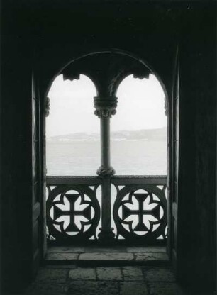 Blick aus dem Torre de Belem, Portugal
