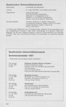 Saarbrücker Universitätskonzerte