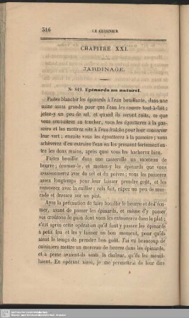 Chapitre XXI. Jardinage