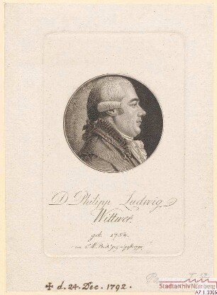 Dr. Philipp Ludwig Wittwer; geb. 1752
