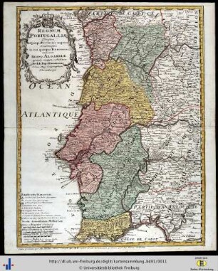 Regnum Portugalliae ... una cum Regno Algarbiae special mappa exhibitum