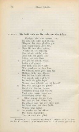 I. Hie hebt sich an die rede von der kuewe.