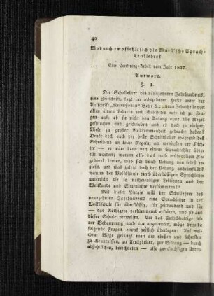 Wodurch empfiehlt sich die Wurst'sche Sprachdenklehre? : eine Conferenz-Arbeit vom Jahr 1837