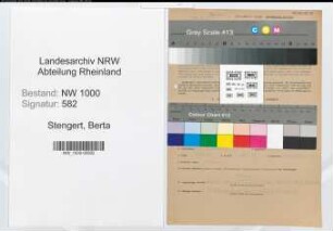 Entnazifizierung Berta Stengert, geb. 08.05.1919 (Sekretaerin)