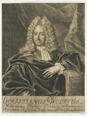 Bildnis des Christianus Wolfius