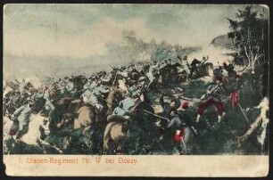 Douzy. 1. Ulanen - Regiment Nr. 17 bei Douzy