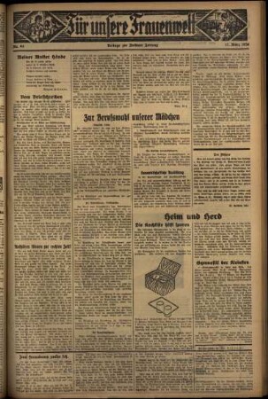 Zweite Ausgabe vom Dienstag, den 17. März 1936.