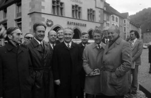 Freiburg: Münsterplatz; Regierung von Basel Land (Schweiz) in Freiburg