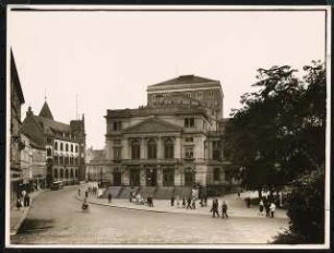 Landestheater, Altenburg: Ansicht von Osten