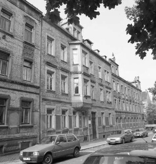 Chemnitz-Gablenz, Fröbelstraße 2. Wohnhaus (um 1900). Straßenansicht
