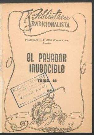 El payador invencible : [versos criollos]