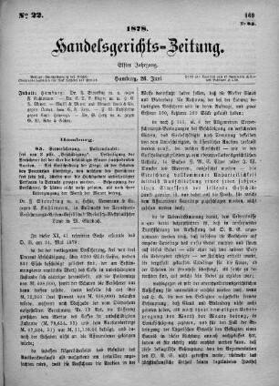 No. 22. 26. Juni 1878