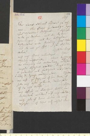 Brief von Kalb, Charlotte Sophie Juliane von an Goethe, Johann Wolfgang von