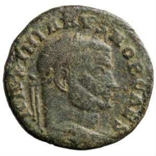 Münze, Follis, 302 - 303 n. Chr.