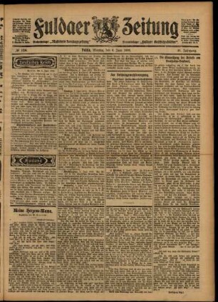 Ausgabe vom Montag, den 08. Juni 1903.