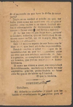 Contestación