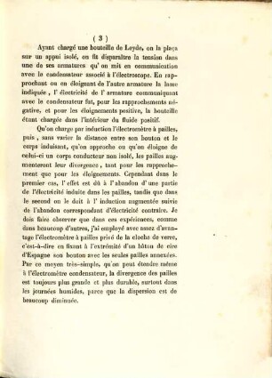 Sur l'induction électrostatique : (Seconde Lettre.) Extrait des Comptes rendus des Séances de l'Acad. des Sc., tom. XLI, 8 oct. 1855