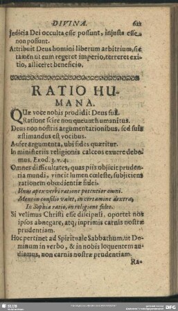 R [Ratio Humana - Resurrectio]