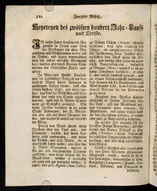112-123, Ketzereyen des zwoelften hundert Jahr-Laufs ...; ...