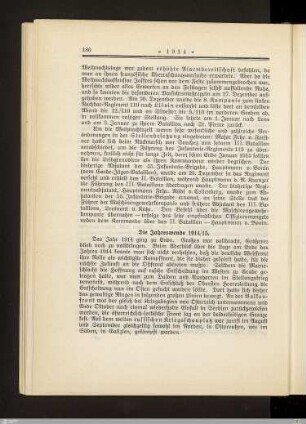Die Jahreswende 1914/15