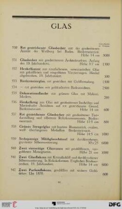 Glas (Nr. 530-565)