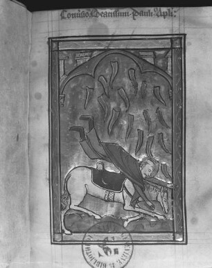 Psautier à l'usage de l'abbaye de Sainte-Elisabeth de Genlis — Bekehrung des Paulus, Folio fol. 8