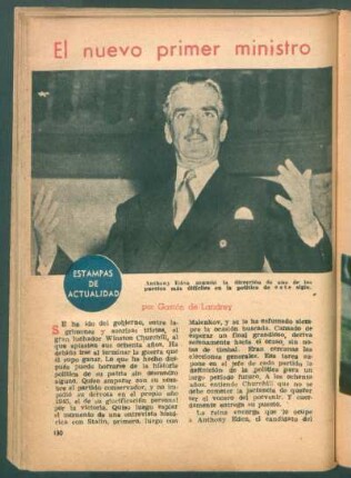 El nuevo primer ministro : Estampas de actualidad