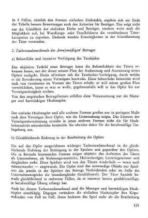 2. Tatbestandsmerkmale des 'berufsmäßigen' Betruges