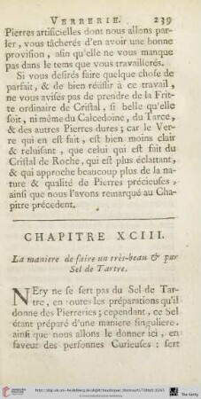 Chapitre XCIII