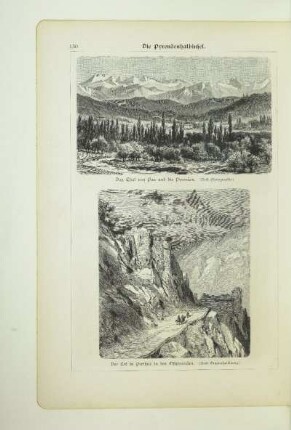Das Thal von Pau und die Pyrenäen
