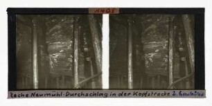 Zeche Neumühl, Durchschlag in der Kopfstrecke, zweite Bauhöhe
