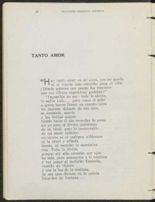 Tanto amor