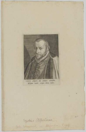 Bildnis des Aegidius Albertinus