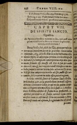 Caput VIII. De Spiritus Sancto.