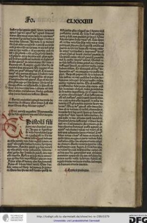 Epistolam fili Petre tue charitatis accepi, in qua te significasti velle Ihersosolimam pergere...