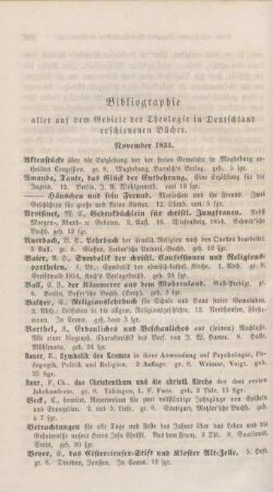 258-267 Bibliographie deutscher theologischer Bücher