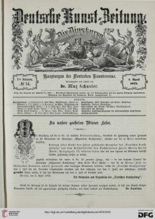 Nr. 14 (7. April 1872)