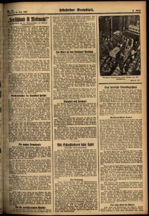 Zweite Ausgabe vom Mittwoch, den 23. Juni 1937.