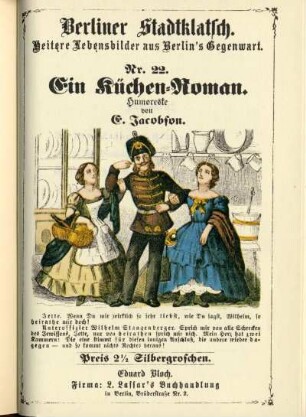 Ein Küchen-Roman : Humoreske