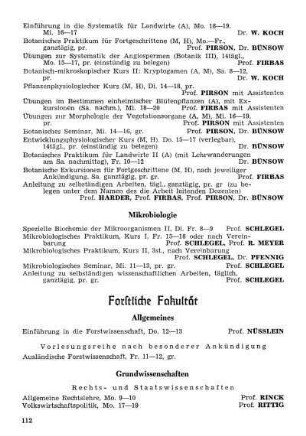 Forstliche Fakultät
