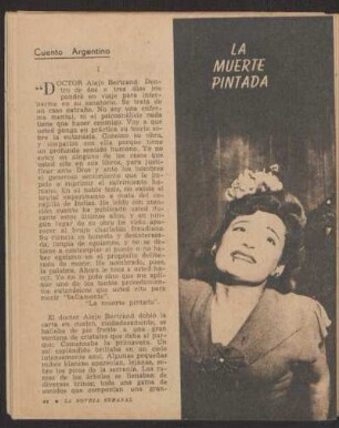 La muerte pintada [Cuento argentino]