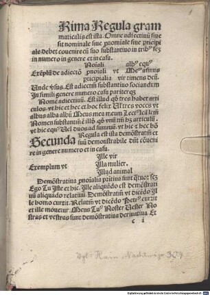 Regula 'Dominus quae pars' (Endet '... de praesenti bono')