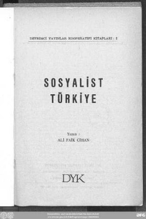 Sosyalist Türkiye